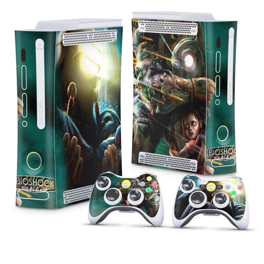 Skin Xbox 360 Fat Arcade Adesivo - Bioshock