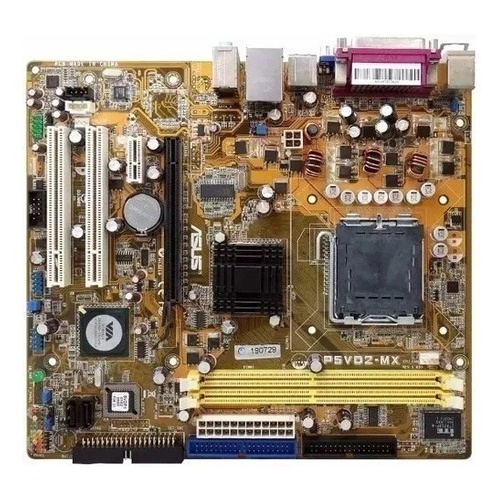 Placa Mãe 775 Ddr2 Asus P5vd2-vm+espelho+memoria E Processad ...