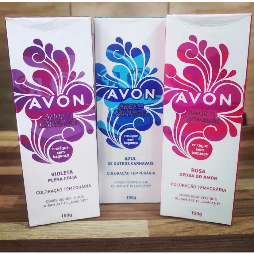 Coloração Temporária Avon Amor de Carnaval 150g