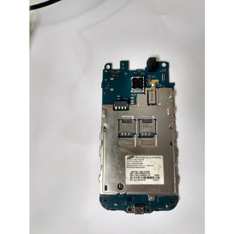 placa mãe samsung j1 2016 modelo j120h/ds funcionando perfeitamente