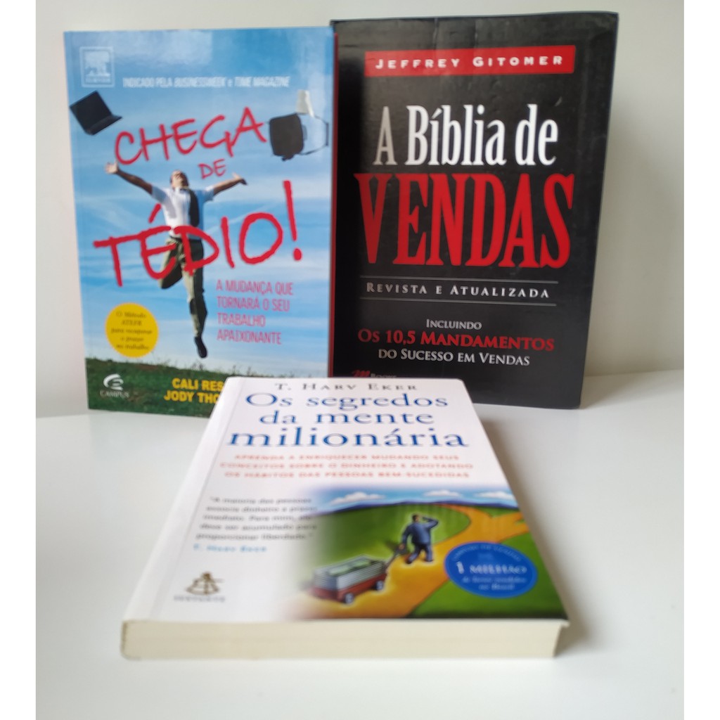 Chega De Tédio A Bíblia De Vendas Os Segredos Da Mente Milionária