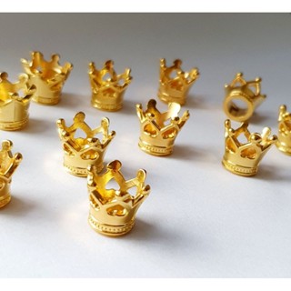 Pingente Coroa Dourada 20 Peças. em Oferta na Shopee