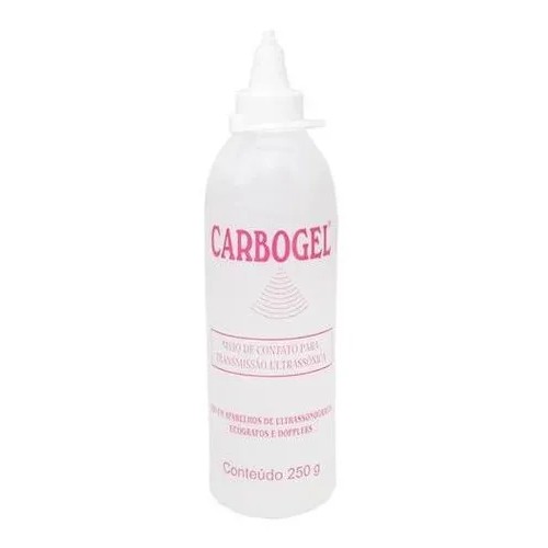 Gel Para Ultrassom Contato 250g Incolor Carbogel Kit C/6