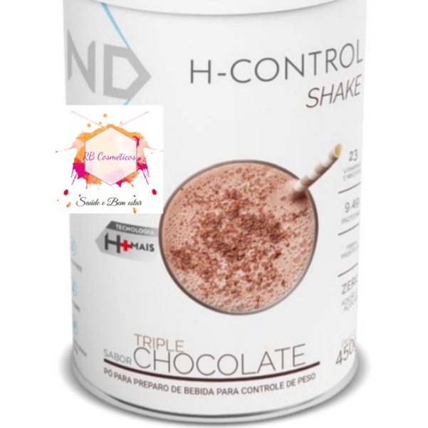 Shake Triple Chocolate H-Control 450G | Shopee Brasil