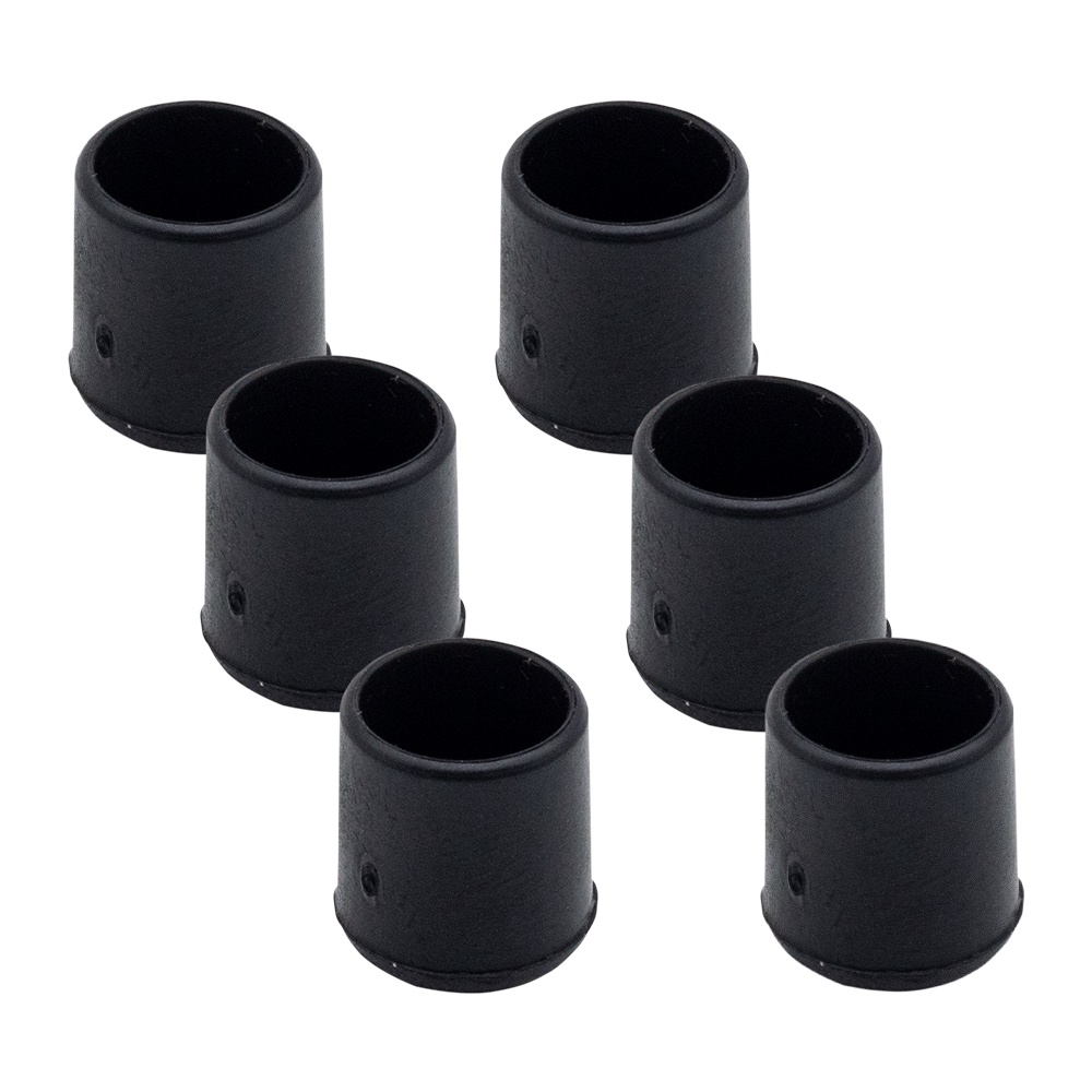 Ponteira Protetora Pe Cadeira Tubular 9mm 3/8 Conjunto 6 Pcs