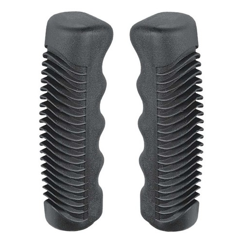 Par De Punho Manoplas Preto Para Bicicletas Monark Barra Circular Monareta Brisa Bike Vintage Antiga