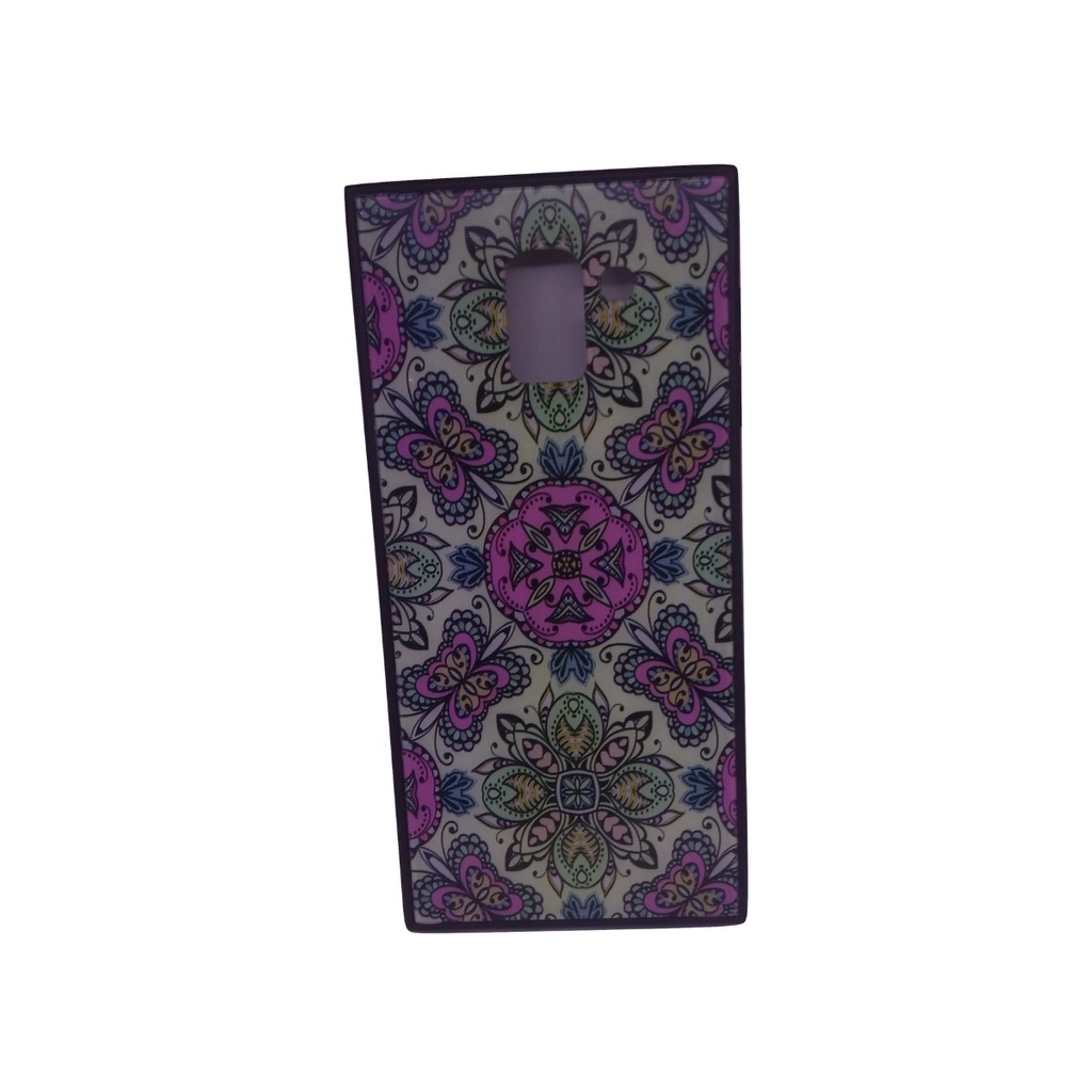 Capa capinha Emborrachada Galaxy J6 SMJ600 MANDALA AMARELA