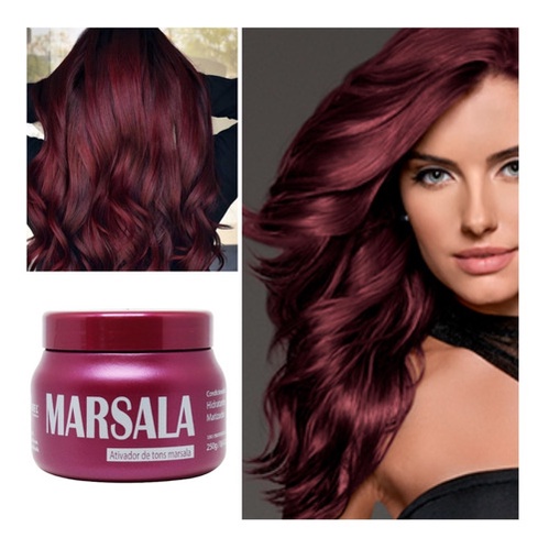 Máscara Matizadora Marsala 250g - Grupo Mairibel