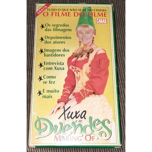 VHS Xuxa e os duentes making of original