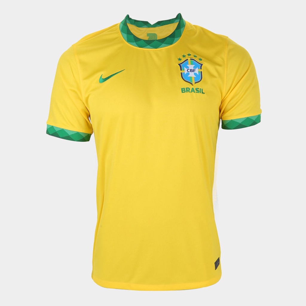 Camisa seleção brasileira original amarela masculina oficial