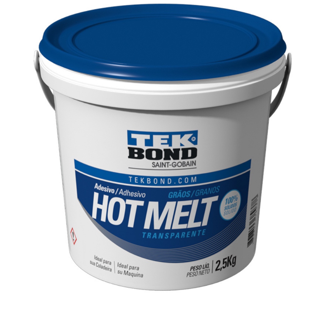 Cola Quente Granulada Hot Melt Transparente Coladeira 2,5kg