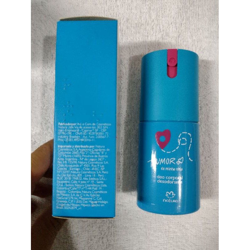 Desodorante feminino Natura HUMOR 100ml ou refil. | Shopee Brasil