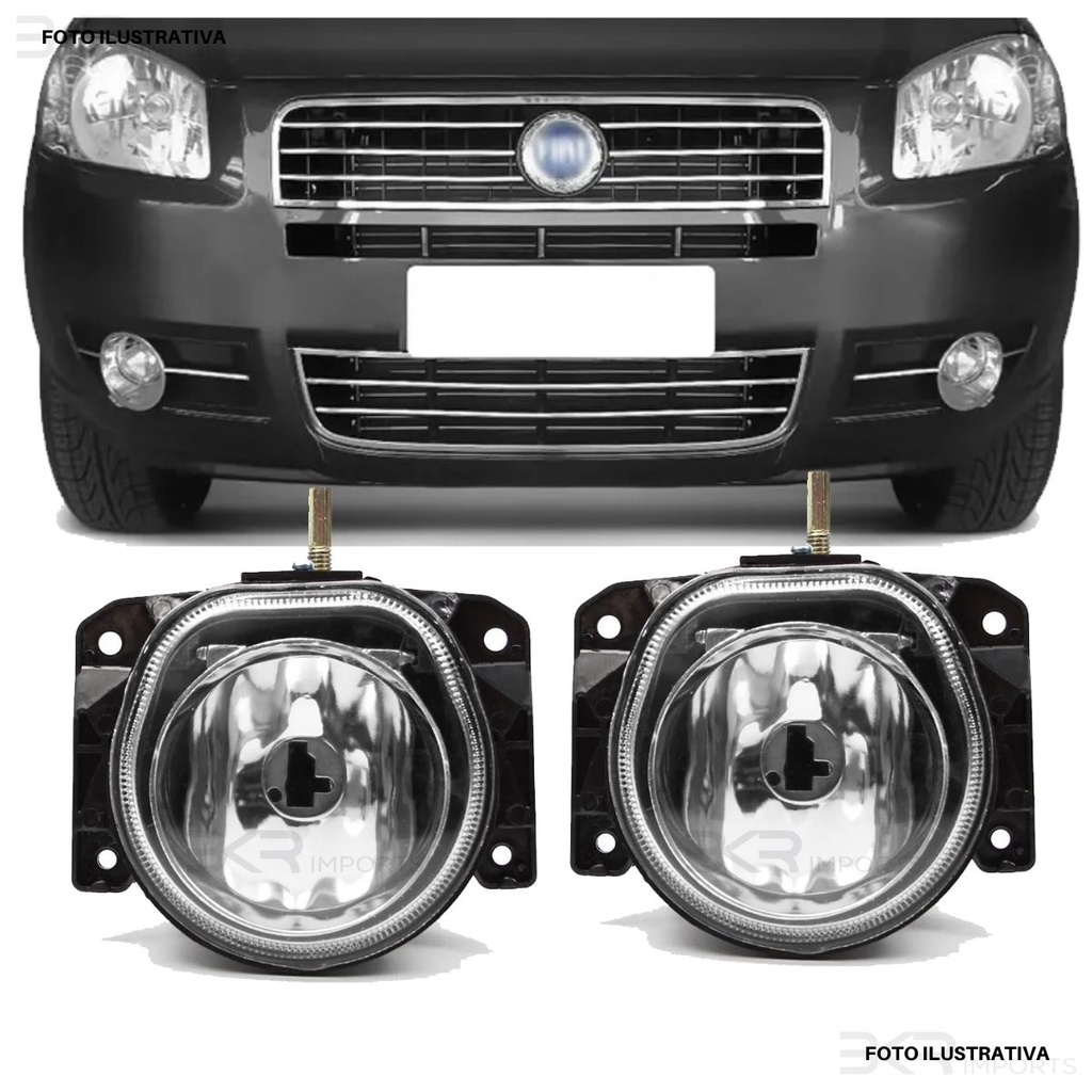 Par Farol Milha Palio Siena G4 El Elx 2008 2009 2010 2011 12 em Oferta na Shopee