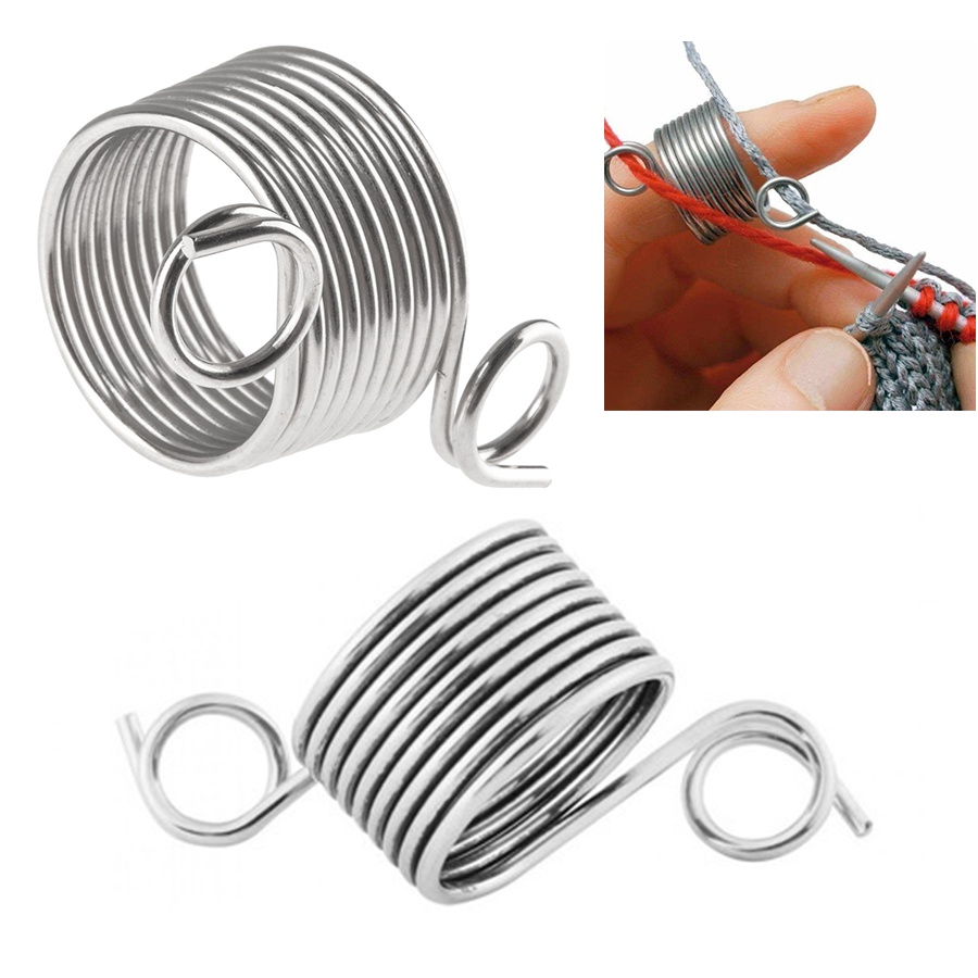 02 Anel Dedal Trico Croche Fazer Amigurumi Auxiliar Guiar em Oferta na Shopee