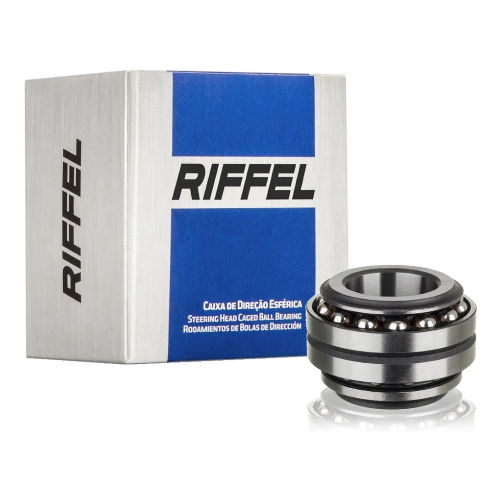 Caixa de direção esférica Yamaha   RD 125 / RD 135 / RX 80 / RX 100 / RX 180 / RS 125 / RDZ 125 / BWS 100 - Riffel 100709