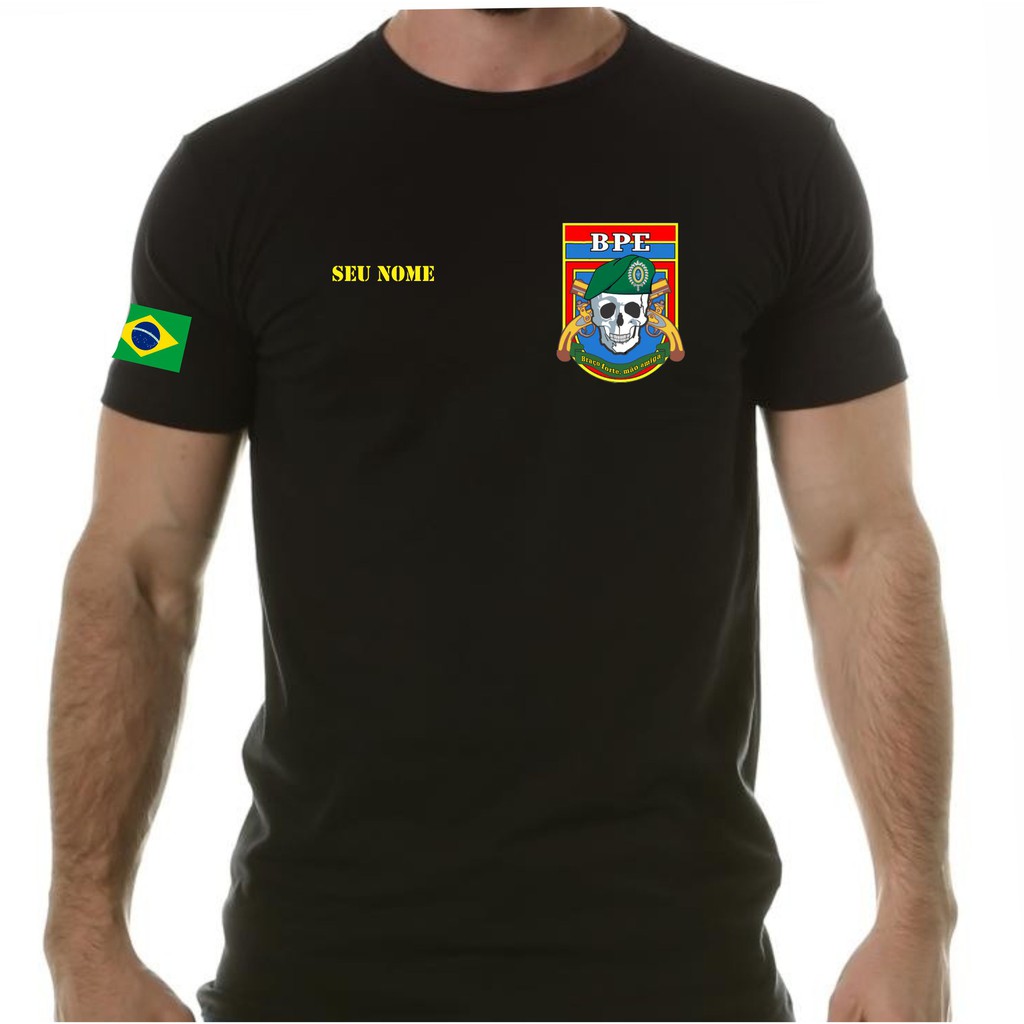 Camiseta Do Exercito Militar Com Nome! | Brasil