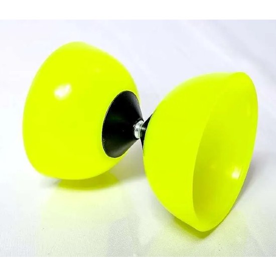 Diabolo Profissional + Baqueta De Plástico Verde Fluorescente Malabares Brinquedos ao Ar Livre
