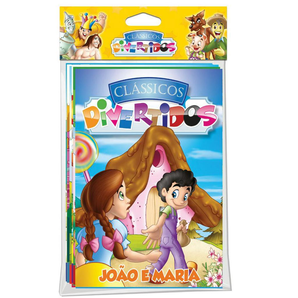 Clássicos Divertidos - Kit Com 8 Livros Títulos Diferentes Letra Maiúscula em Oferta na Shopee