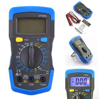 Multímetro digital MD-180L tela iluminado com BIPE/bateria/pontas em Oferta na Shopee