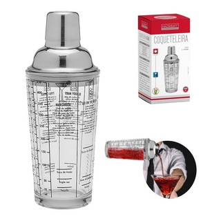 Coqueteleira De Vidro 450ml Drinks Barman Cqtl-003 Haüskraft