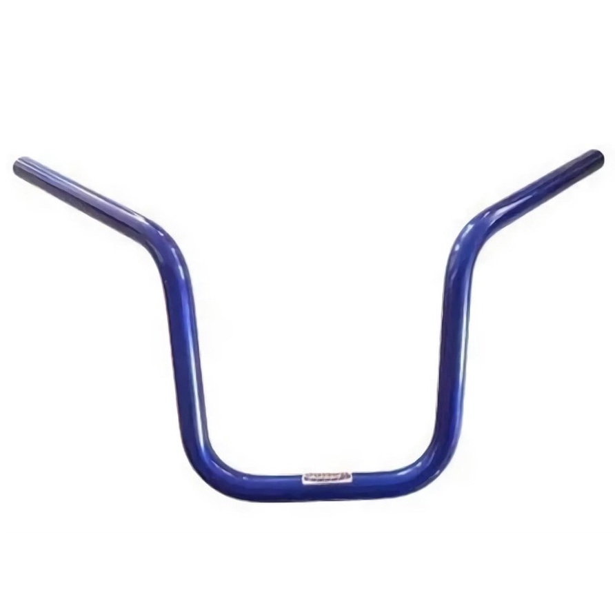 Guidão de alumínio modelo Moto Boy Alto Azul Fabreck Novo FBK