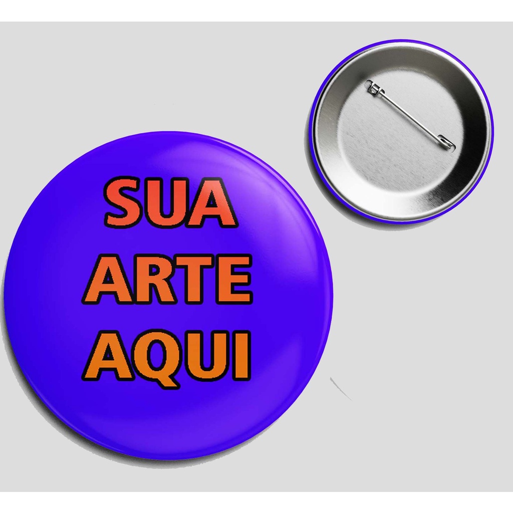 Bottom PERSONALIZADO COM A SUA ARTE Bottons 3,8 cm botom (broche alfinete) botton da seu logo, button personalizado, bottons personalizados