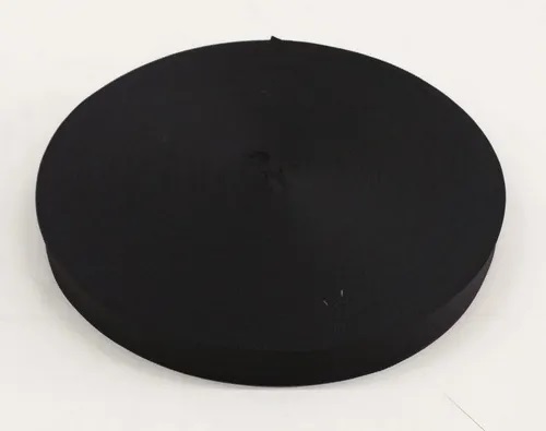 Viés Industrial Boneon  25mm Preto - 25 Metros