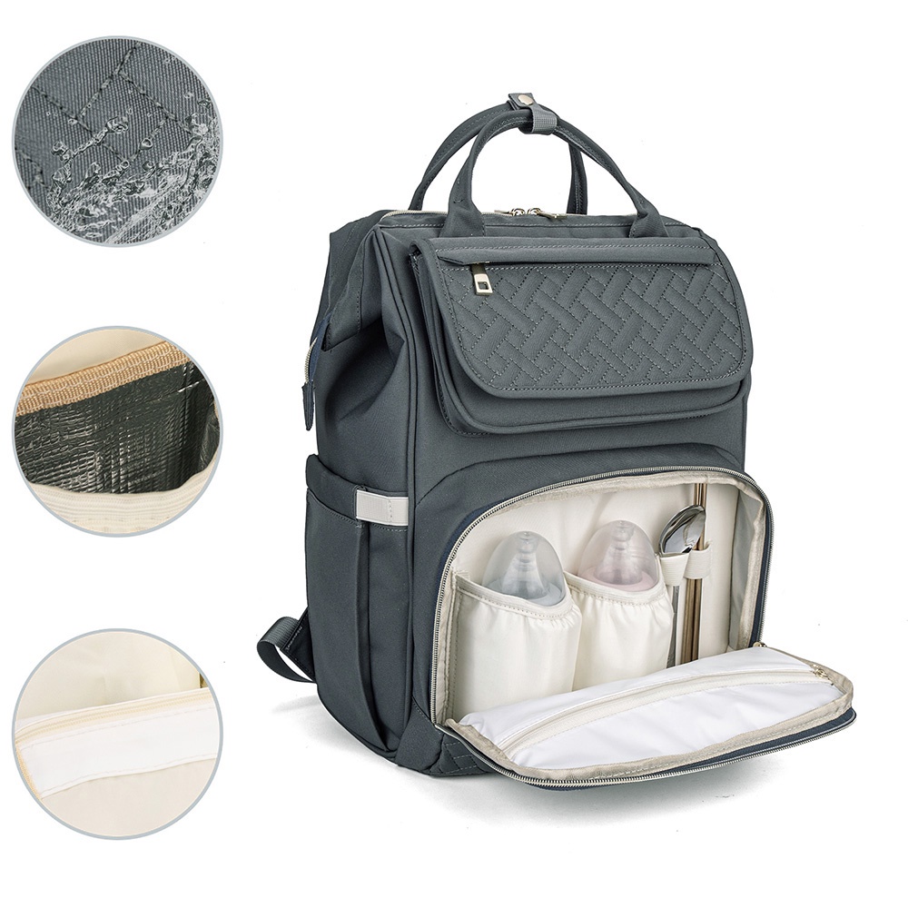 Mochila Bolsa Maternidade Lequeen Original Bolso Térmico