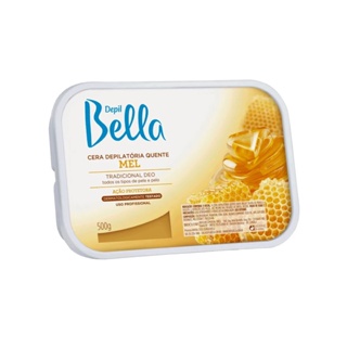 Depil Bella Cera Depilatória Quente Mel 500g Depilaçao em Oferta na Shopee