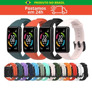 Pulseira de silicone para Huawei Band 6 , Honor Band 6
