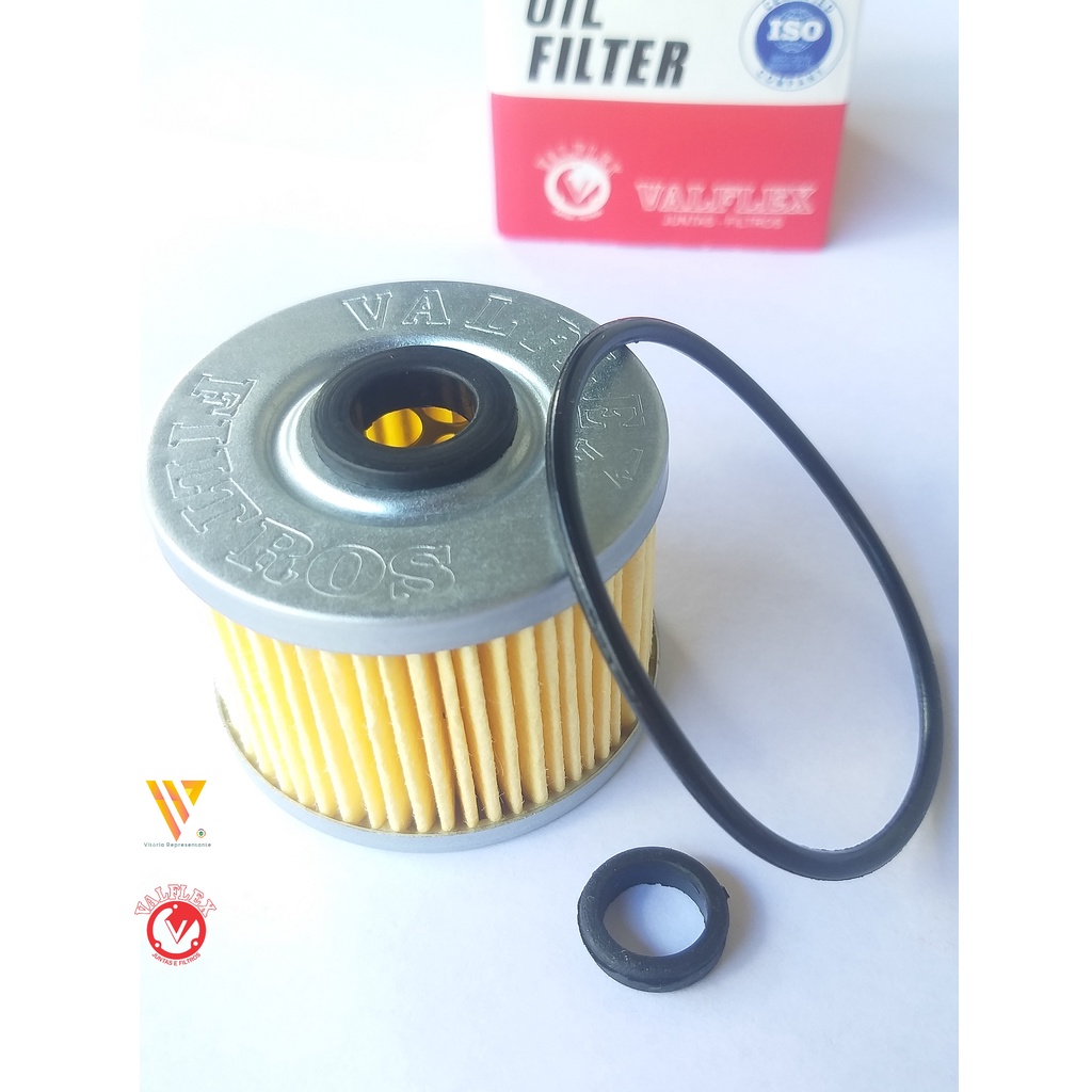 Filtro De Oleo Valflex Ch6015 Com Oring Honda Twister - Tornado - Xlx250 - Xre300 - Cb300 - Xlx350 - Sahara - Falcon