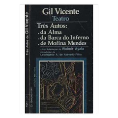 Livro Três Autos: da Alma, da Barca do Inferno, de Mofina Mendes; Gil Vicente