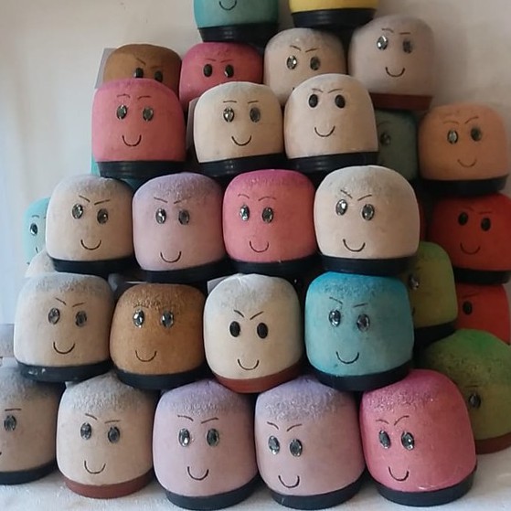 kits Bonecos ecológicos coloridinhos em Oferta na Shopee