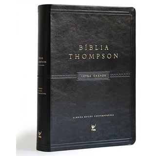 Bíblia de Estudo Thompson | AEC Letra Grande | Preta Luxo
