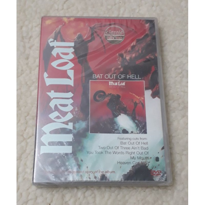 DVD Meat Loaf Bat out of Hell - Original e lacrado