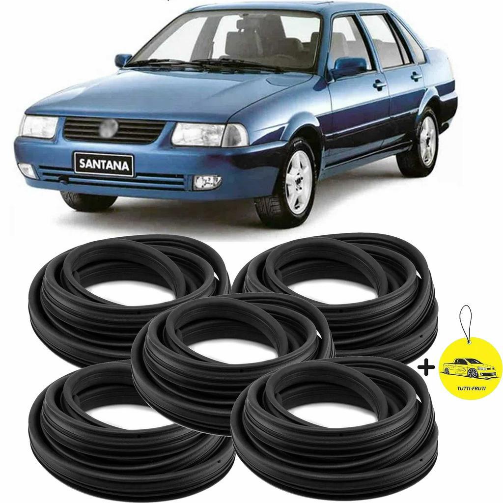 Kit 5 Peças Vedação Santana 4 Borrachas de Porta e 1 Borracha do Porta Malas em Oferta na Shopee
