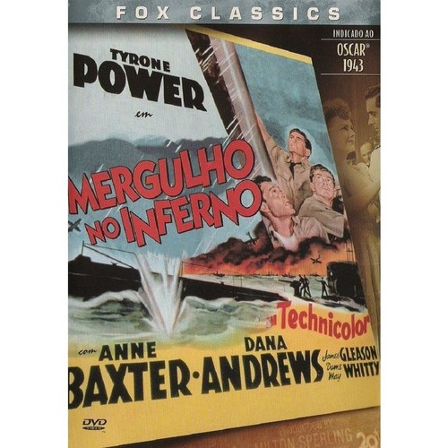 Dvd Mergulho No Inferno   -fox Classic lacrado