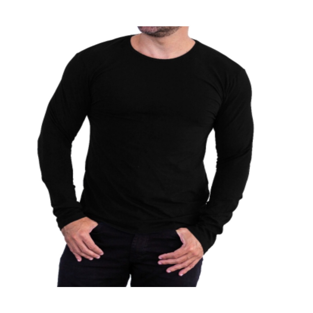 Blusa Gola Careca Camisa Manga Comprida Longa Proteção Solar Uv Treino/ciclista