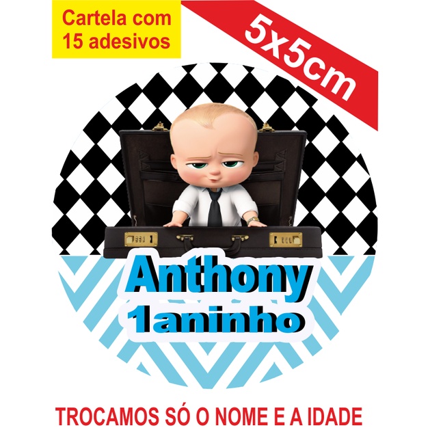 Adesivos Poderoso Chefinho  Personalizados 5x5cm Festa Aniversário Lembrancinha