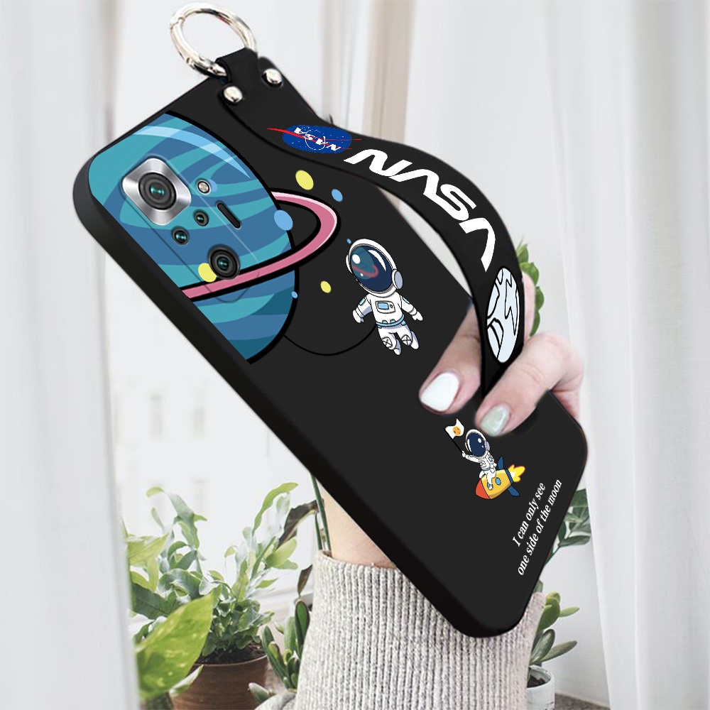 Capa De Celular Flexível De Silicone Com Desenho Astronauta Para Xiaomi Redmi Note 10/4G/5G/10S/Pro Cases Capinha