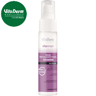 Serum Ionderm Revitalizante Facial  Vita Derm 50ml Serum Facial Antioxidante Rejuvesnecimento Efeito Lifting