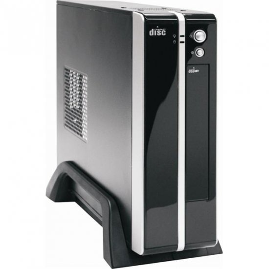 Gabinete K-mex Ci-9E89 - Micro Itx - Preto Piano Fonte 180w