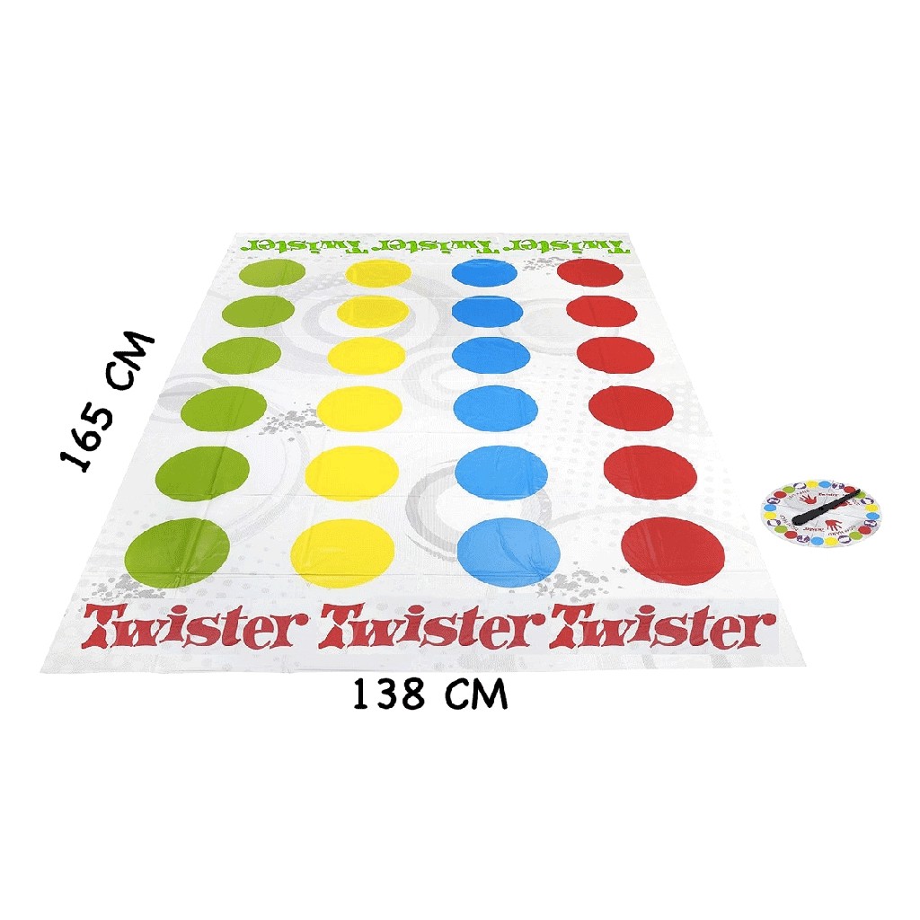 Twister Jogo de Habilidadetos Jogo em Família Jogo de Festa Jogo Divertido  para Festas de Aniversário Infantil 2-4 Pessoas, JEDBESETZT
