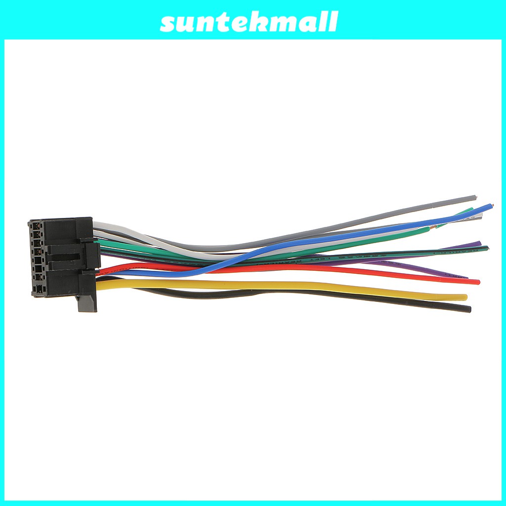 Suntekmall Aux Rádio Do Carro Conector Do Chicote De Fios Para Pioneer 2350  | Shopee Brasil