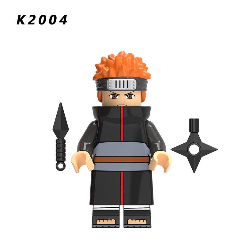 Yahiko Akatsuki Leader Mini Figuras Narutoes Japonês Dos Desenhos Animados Hokage Manto Trajes Building Blocks Brinquedos Caçoa O Presente