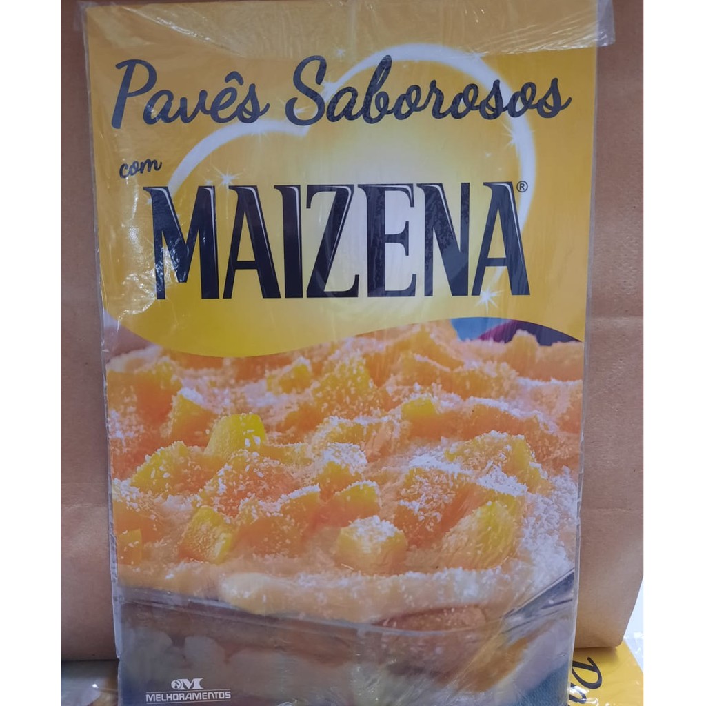 Livro Pavês Saborosos com Maizena - Editora Melhoramentos.