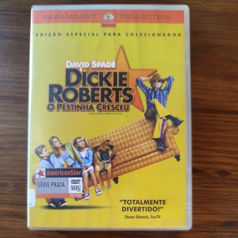 DVD Original David Space é DICKIE ROBERTS - O pestinha cresceu