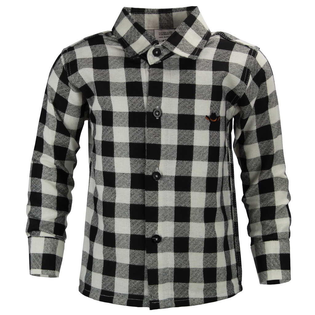 Camisa Juvenil masculina  manga longa Xadrez 10 a 16 Anos