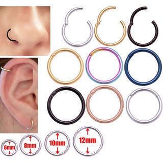Piercing De Nariz Argola Cartilagem Orelha Helix Joia