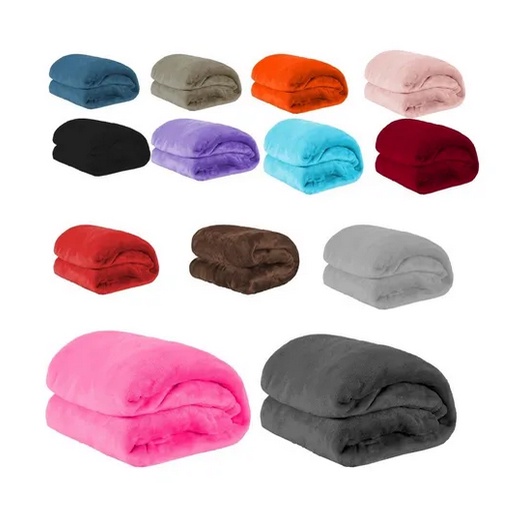 Manta Microfibra Lisa Casal Cobertor Soft Veludo 2,00mx1.80m em Oferta na Shopee